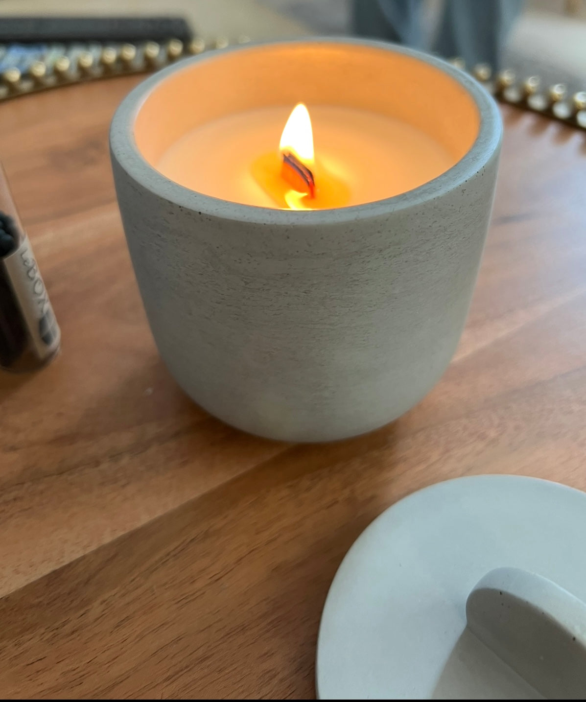 Concrete Candle 8oz