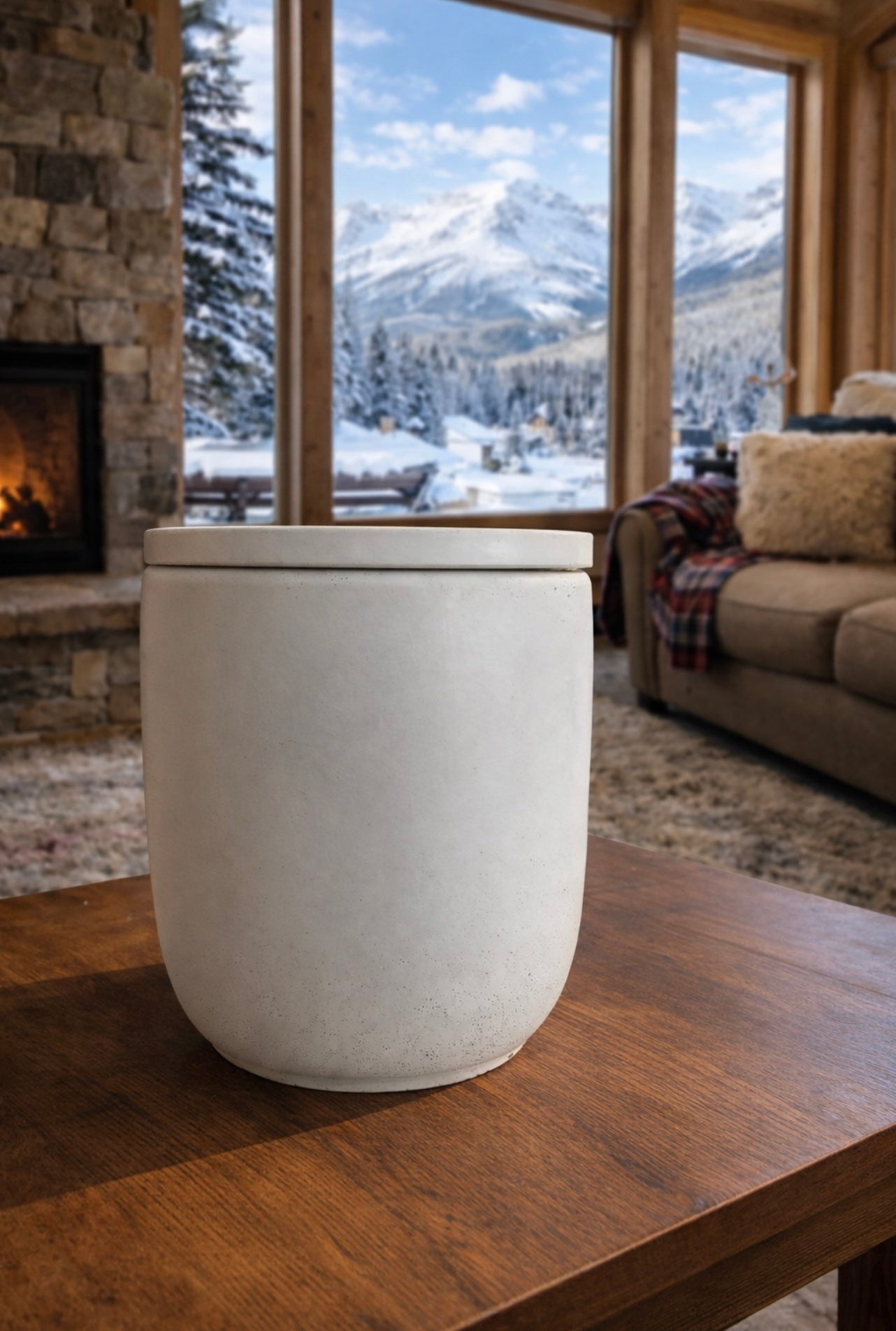 Concrete Candle 8oz