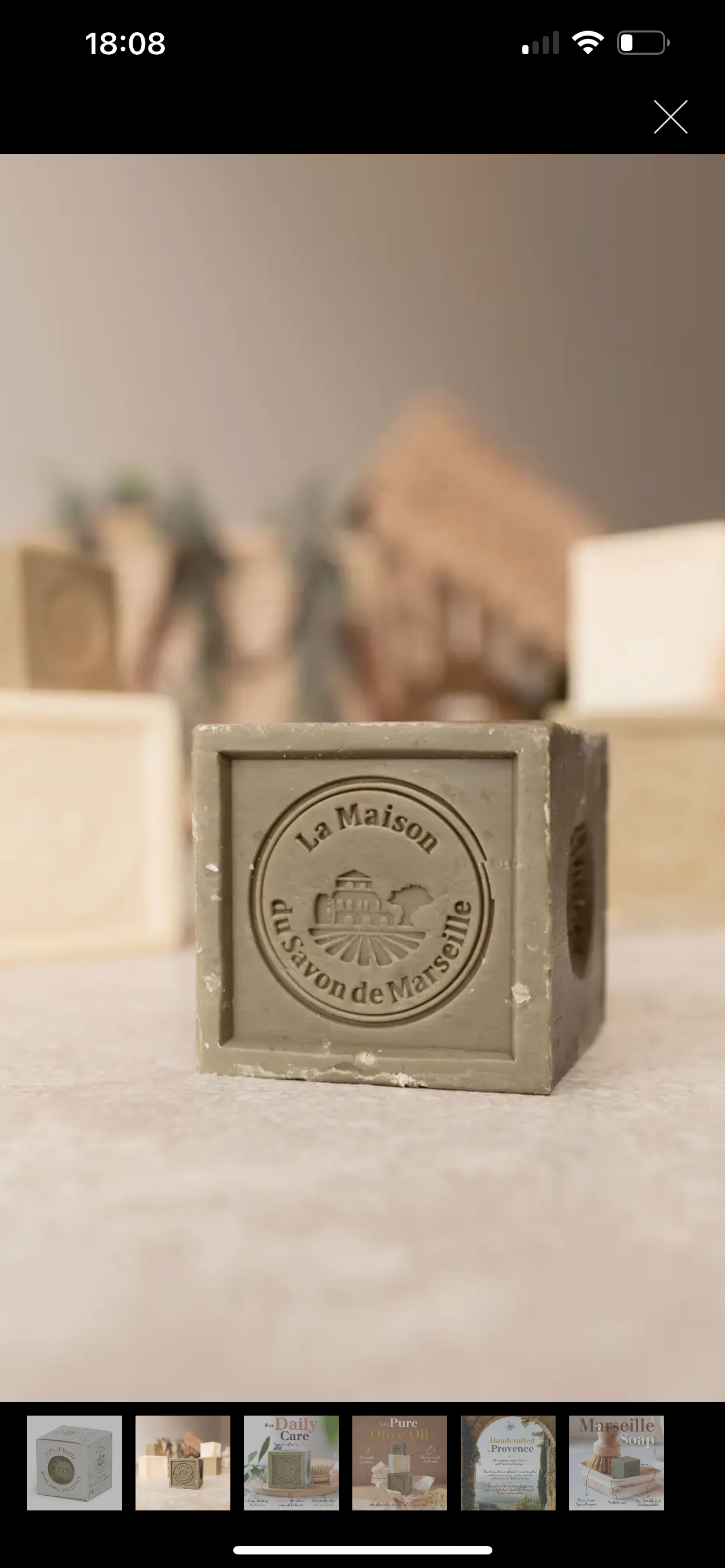 Petit cube Savon de Marseille